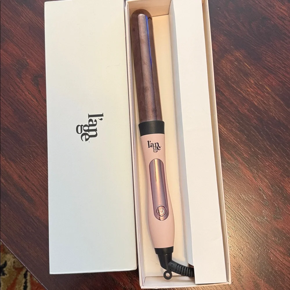Lange Rose Gold and Light Pink Curling Wand
